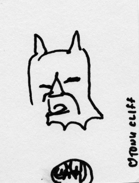 Illustration for article titled Artists draw Batman with their eyes closed
